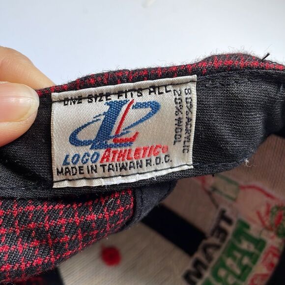 Vtg NASCAR Logo Athletic Team Tabasco Racing Todd Bodine red & black cap - Picture 6 of 6